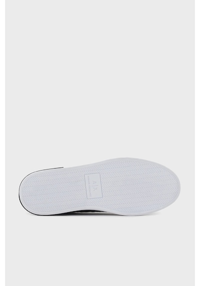 Armani Exchange Erkek Ayakkabı Xm000140 Af11916 M0028 Beyaz-siyah Beyaz-siyah