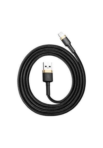 Baseus Lightning 1 Metre Kevlar Kablo Siyah-altın