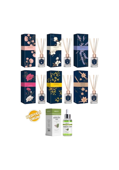 Pereja Premium Çubuklu Oda Kokusu 100 Ml 6 Çeşit Karışık