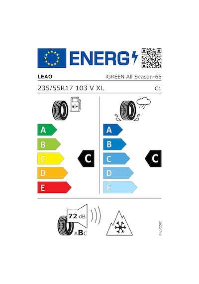 Leao 235 55 R17 103v Xl İgreen All Season 4x4 Suv 4 Mevsim Lastik 2025