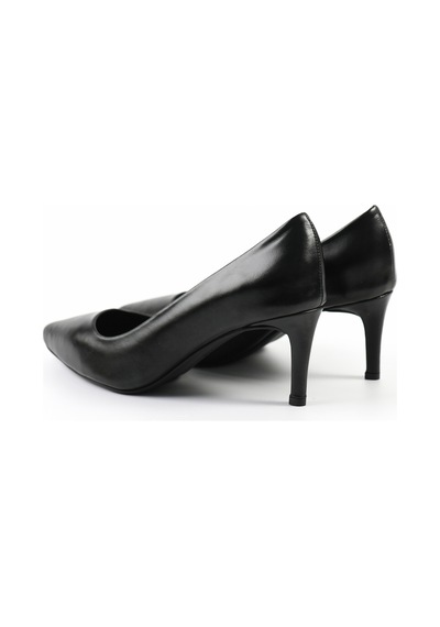 Tuna Hakiki Deri Siyah Stiletto Kadın Ayakkabı - Rgn80123 Siyah