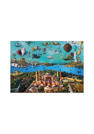 2000 Parçalı Hagia Sophia Göç Yolları Temalı Yapboz
