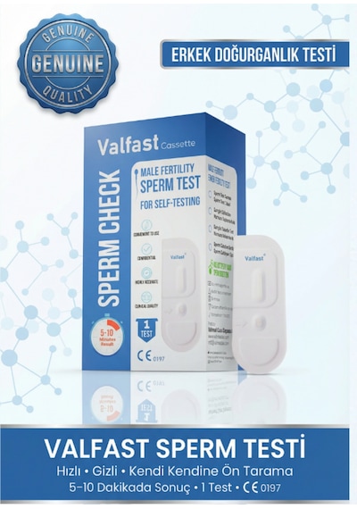 Erkek Fertilite Kiti - Evde Hızlı Hücre Yoğunluğu Kontrol Ve Ön Tarama Testi - 1 Adet