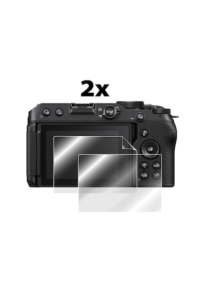 Nikon Z 30 Uyumlu  Digital Kamera Görünmez Ekran Koruyucu (2 Adet)