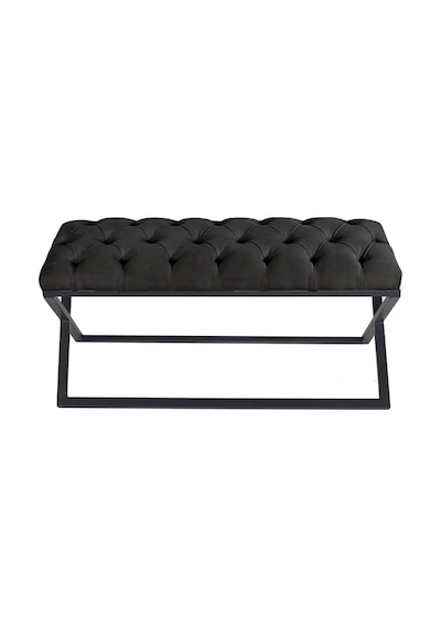 Varcera Antrasit Chester Model Kapitoneli Puf&bench&koltuk&oturma Bankı&teddy Puff&yatak Odası Takım Önü&ucu
