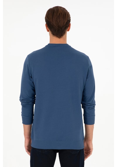 U.s. Polo Assn. Erkek İndigo Sweatshirt 50289058-vr028 Indigo
