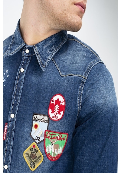 Yeni Dsquared2 Erkek Gömlek (469491526) Mavi