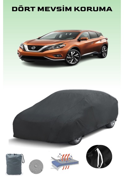 Siyah Nissan Murano 3 Araba Brandası, Oto Örtüsü, Araba Çadırı Siyah
