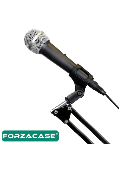 Forzacase Masaüstü 360 Derece Ayarlanabilir Akrobatik Mikrofon Tutucu Stand - Fc1154