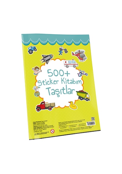 500  Sticker Kitabım Taşıtlar