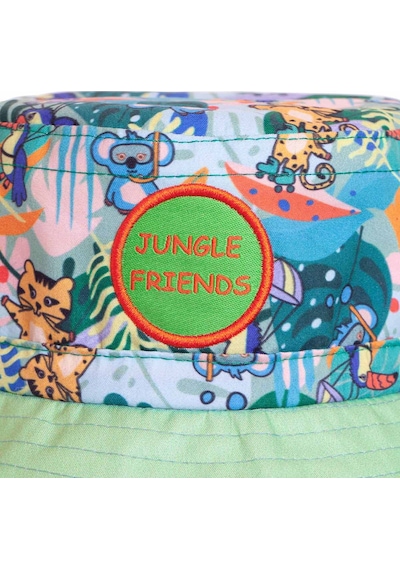 Milk & Moo Jungle Friends Ayarlanabilir Yazlık Bebek Şapkası 0-18 Ay