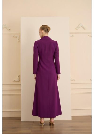 Senna Rose Stone Dress Mürdüm Mürdüm