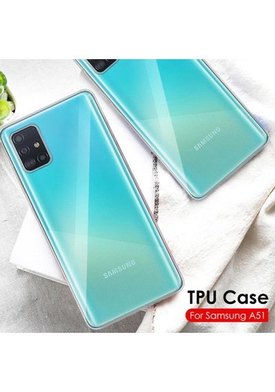 Galaxy A51 Ultra Ince Esnek Şeffaf Süper Silikon Kılıf