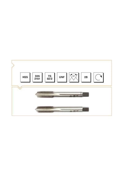 Makina Takım 38X24 HSS DIN 2181 USA İnce Vidalı 2li Takım Kılavuzu - UNF