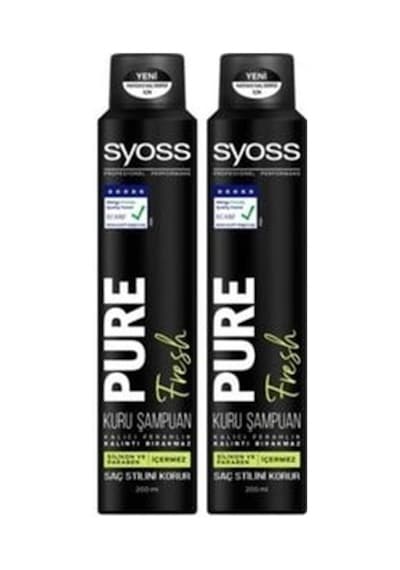 Syoss Pure Fresh Style Extender Kuru Şampuan 2 x 200 ML