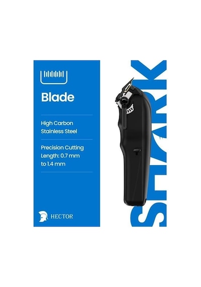 Hector Shark Tıraş Makinesi Siyah