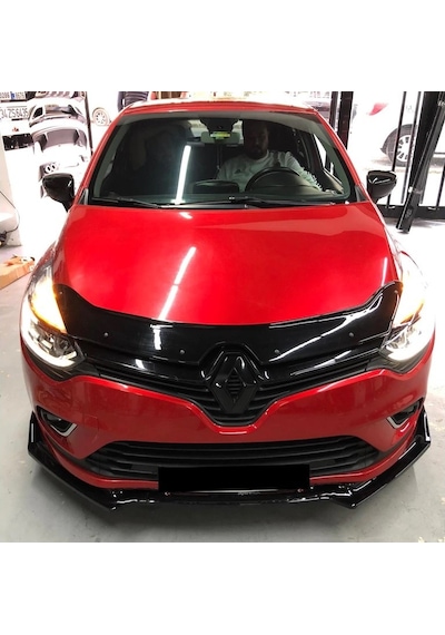 Renault Clio 4 Ön Ek Lip 3 Parça Parlak Siyah Voltex Tam Uyumlu