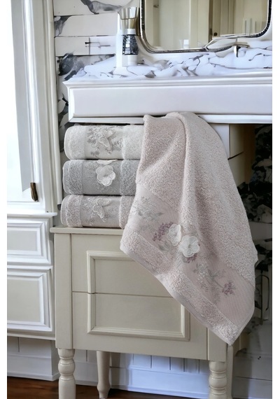 Cristina 4lü El-yüz Havlusu 50x90 Cm Asorti Karışık