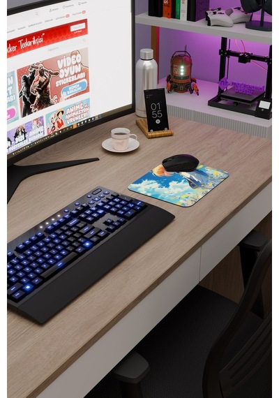 Hunter Hunter Anime V4 - 22x18 Gaming Kauçuk Kaymaz Taban Mouse Pad Fare Altlığı
