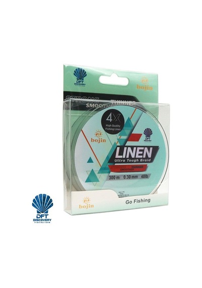 Dft Bojin 4x Linen İp Misina 0.30 Mm 300 M Yeşil