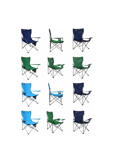 Madfox Campseat X90 Katlanır Kamp Sandalyesi Taşıma Çantalı Blue