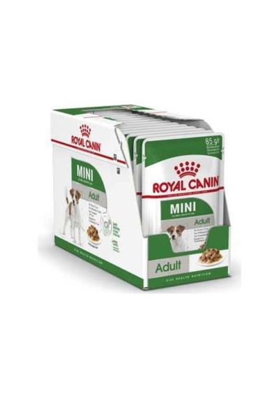 Mini Adult Yetişkin Köpek Pouch 85 Gr X 12 Adet
