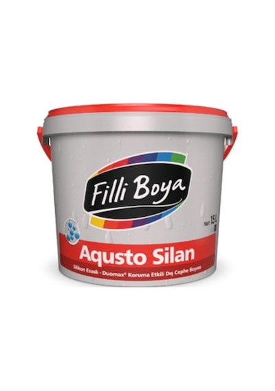 Filli Boya Aqusto Silan Silikonlu Dış Cephe Boyası 15 Lt 15 LT
