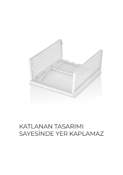 3'lü Kayar Raf Sistemi Dolap İçi Düzenleyici Çekmece Ve Çok Amaçlı Organizer Beyaz