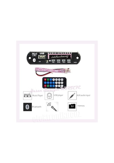 Ford Focus 1 Bluetoothlu Araç Oto Teyp Aux Usb/Sd/Tf 12 Volt N11.497
