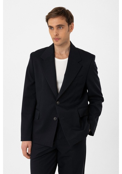 Antioch Relax Fit Erkek Blazer Ceket Lacivert