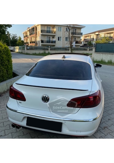 Volkswagen Passat CC 2009-2016 Bagaj Üstü Spoiler Çıtası Piano Black Parlak Siyah (00) (ŞüsCarOto Aksesuar)