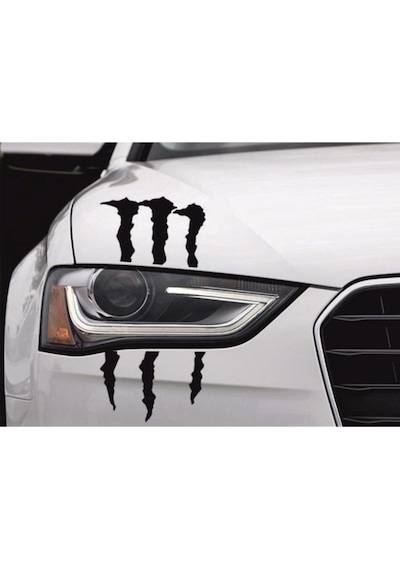 Far Için Monster Pençe Oto Sticker Yapıştırma (468040690)
