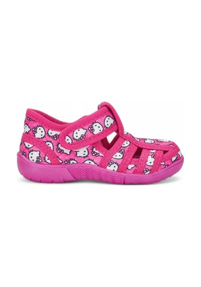 Hello Kitty 588 Kız Çocuk Kaymaz Taban Panduf Fuşya