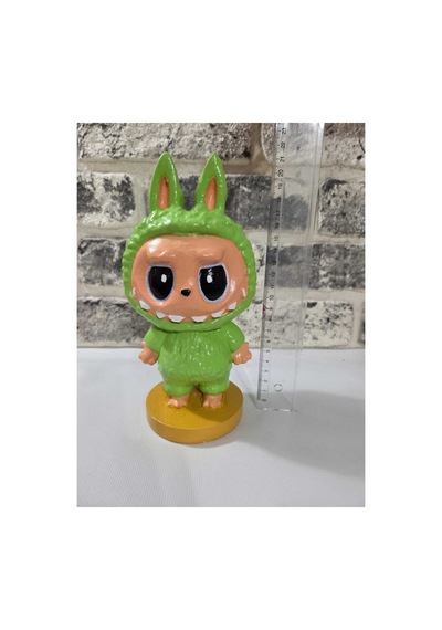 Labubu Biblo Figür-labubu 22 Cm Fıstık Yeşil