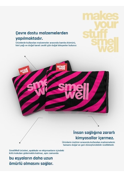 Smellwell Active Pink Zebra