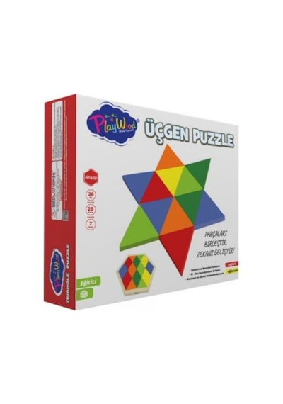 Playwood Ahşap Üçgen Puzzle Ony-395