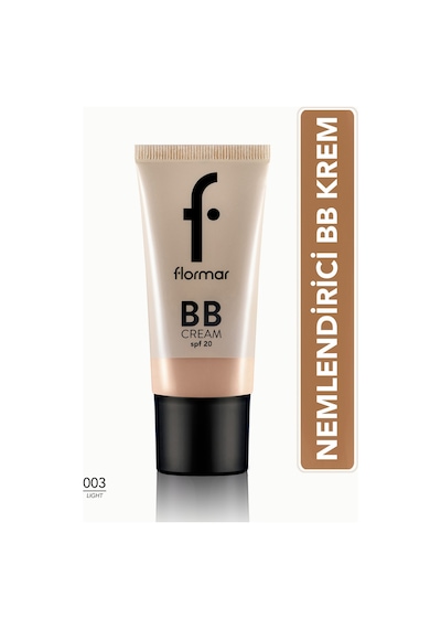 Flormar Doğal Bitişli SPF20 BB Krem - Bb Cream - 003 Light - 8690604535408