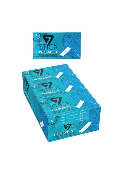 7stıck Sekersız 7lı Keskin Nane Aromalı Sakız 14,5gr 24 Adet