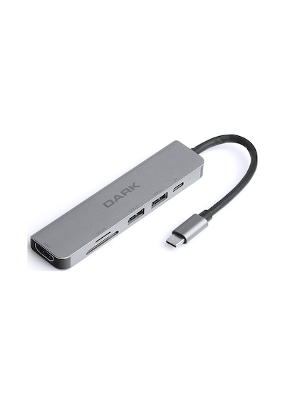 Dark DK-AC-U31X38 USB 3.1 Type-C 6 in 1 HDMI-TF SD Kart -USB 3.0