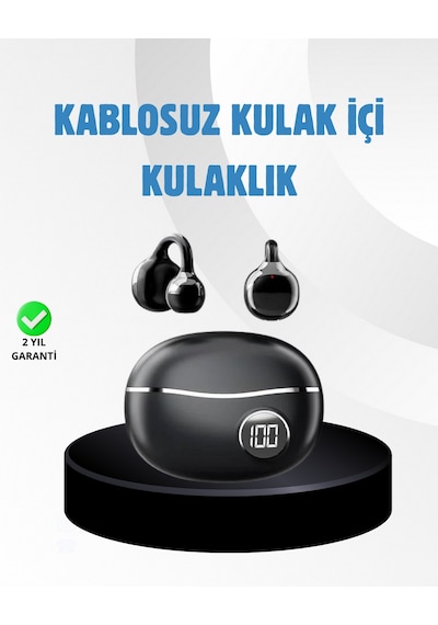 Açık - 624 - Kulak Kablosuz Bluetooth Kulaklık Konforlu Tasarım Ve Uzun - Muratech - Süreli Kullanım