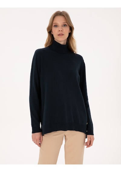 Pierre Cardin Kadın Lacivert Kazak /triko 50316385-vr033 Lacivert