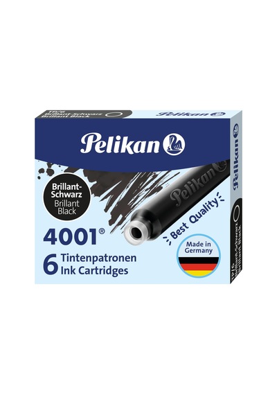 Pelikan Kartuş Serisi Tp6x Dolmakalem Kartuşu, Siyah ---