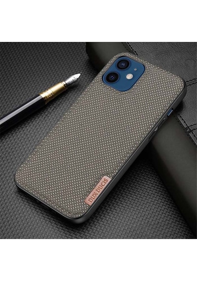 Dux Ducis Fino Serisi Apple Uyumlu iPhone 12 -12 Pro 6.1Inç Kilif Premium Dok 212354720 - Renk / Gri