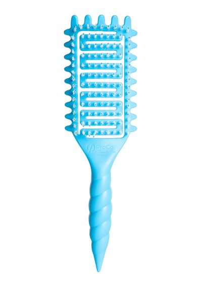 Proco Beauty Proco Beauty Pro Curlybrush - Mavi - Kıvırcık Saçlar İçin Bukle Belirginleştirici Saç Fırçası
