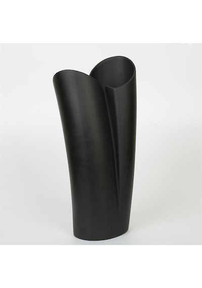 Vitale Siyah Spiral Vazo 11 18 39 Cm Ak.jm00013 Renkli