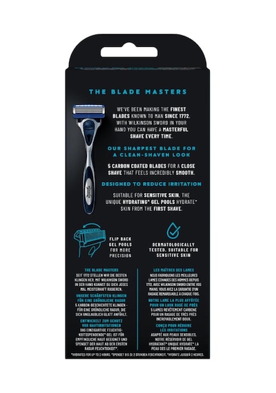 Wilkinson Sword Hydro 5 Pro-vitamin B5 Erkek Tıraş Bıçağı Sapı + 4 Yedek Kartuş