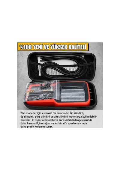 4 Silindirli Motosiklet Karbüratör Senkronizatörü 2-3-4 Silindir Motorlar İçin Ayar Cihazı