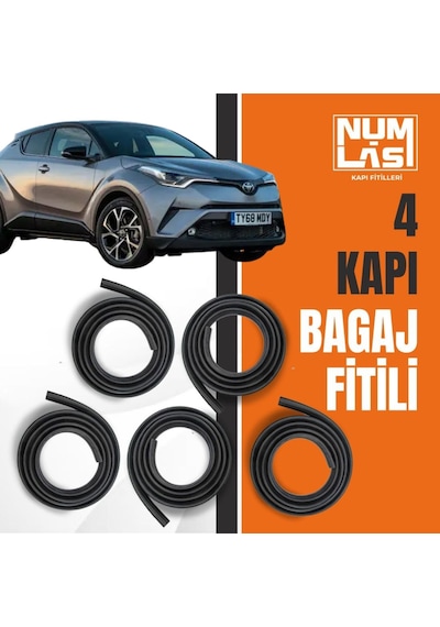 Toyota C-hr 2016-2019 4 Kapı + Bagaj Fitili-a Kalite-numlas-nm5726