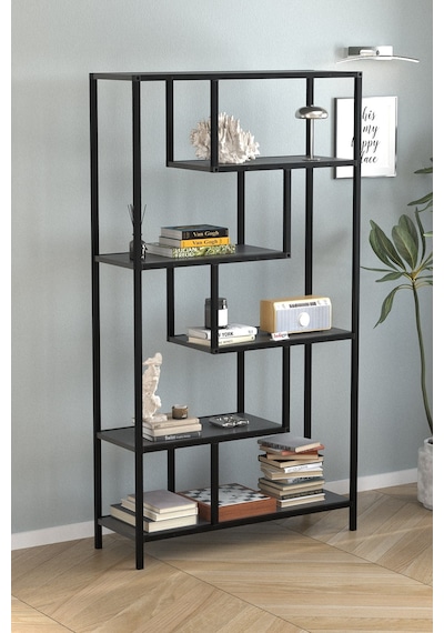 Bofigo 6 Raflı Kitaplık Dekoratif Kitaplık Metal Kitaplık Ofis Kitaplığı Larissa Antrasit Antrasit Bofigo 6 Raflı Kitaplık Dekoratif Kitaplık Metal Kitaplık Ofis Kitaplığı Larissa Antrasit Antrasit