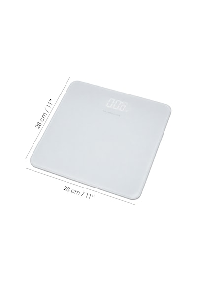 Led Ekran Cam Dijital Baskül - 180kg Kapasiteli Kişisel Hassas Kilo Ölçer Tartı Beyaz